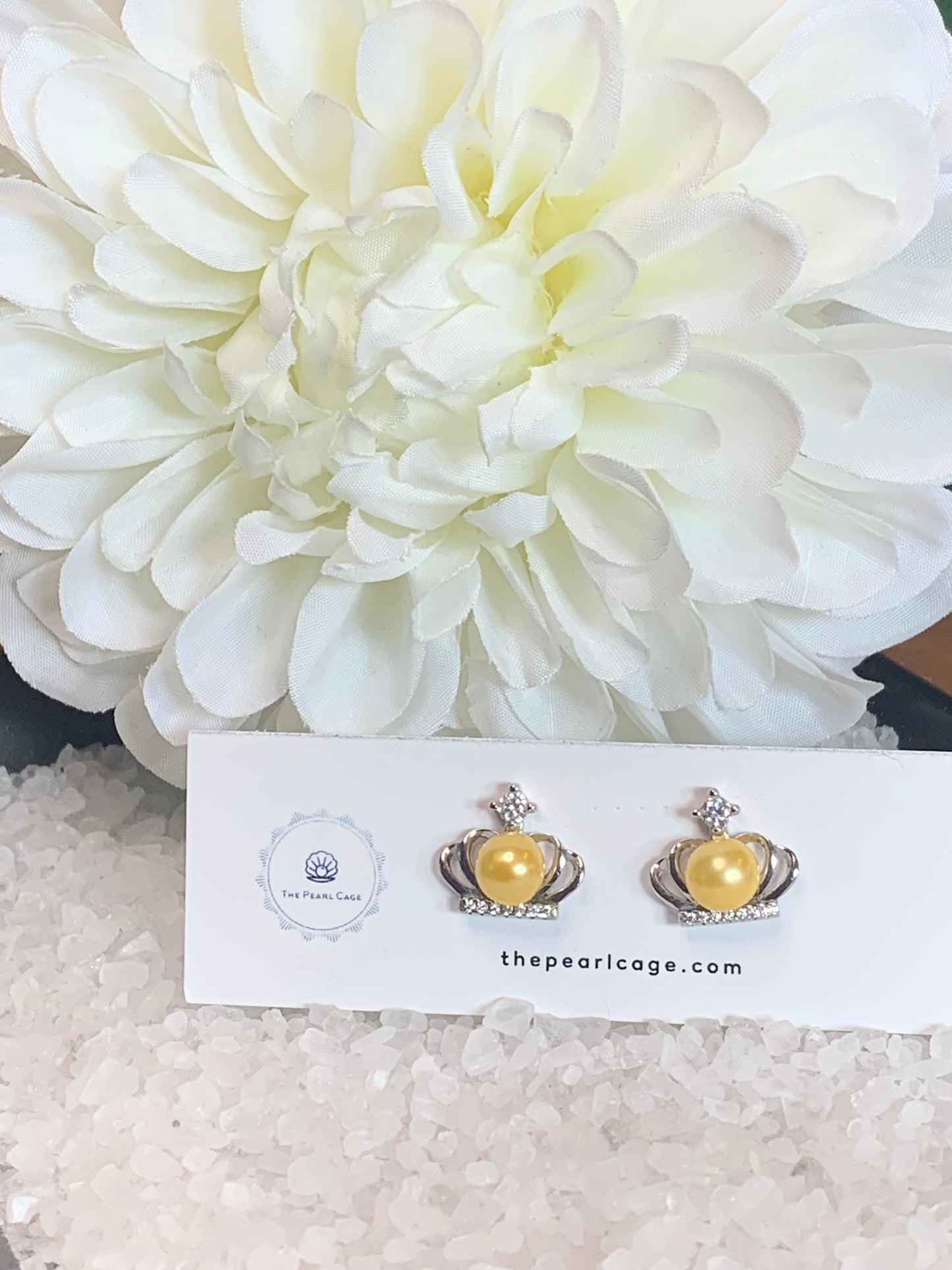 Crown Stud Earrings