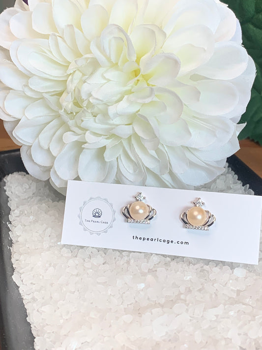 Crown Stud Earrings