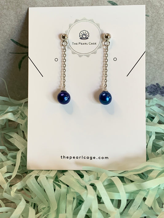 Pearl drop earrings